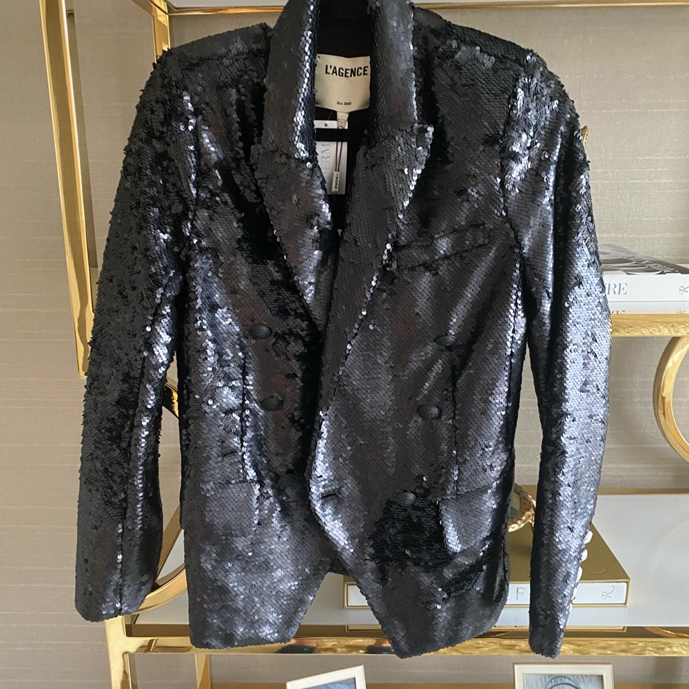 L’Agence Kenzie Sequin Blazer - BRAND NEW